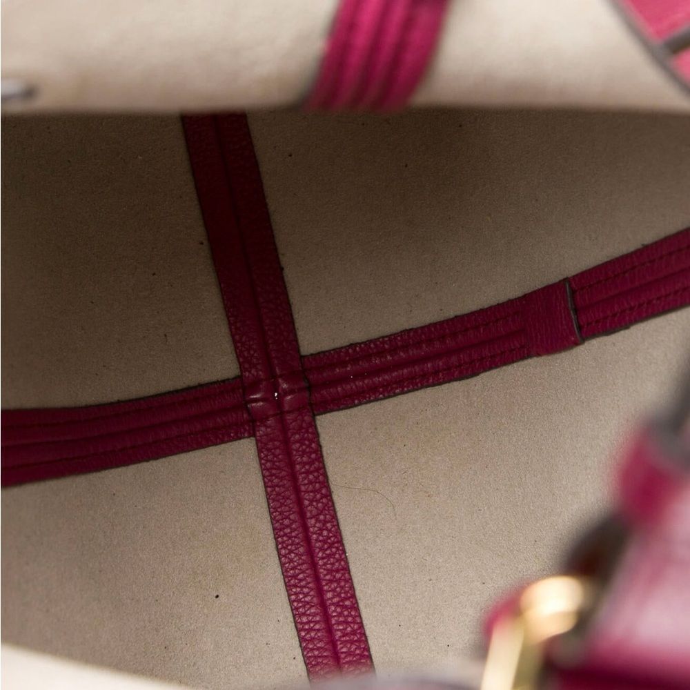 Anya Hindmarch Rose Pink Leather 2way Build A Bag Base Mini Bucket Bag Hearts - Picture 5 of 5